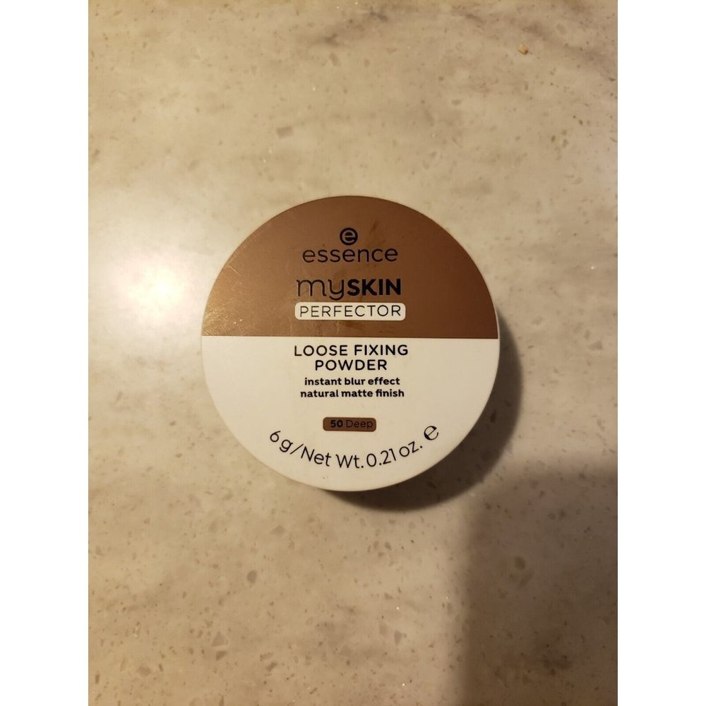 Essence My Skin Perfector Loose Fixing Powder Instant Blur Effect 50 Deep New